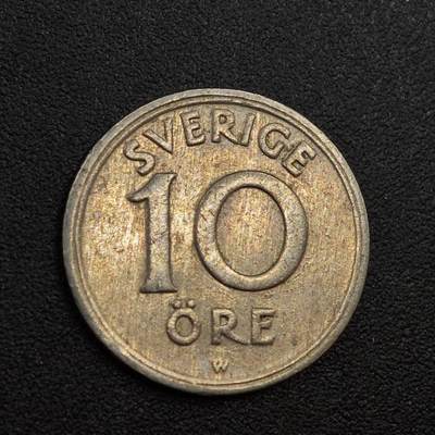 【淘币小摊】实时拍第八百零一拍   散币场   满百包邮可预留二周 每周一统一发货   - 瑞典1921年10欧尔镍币