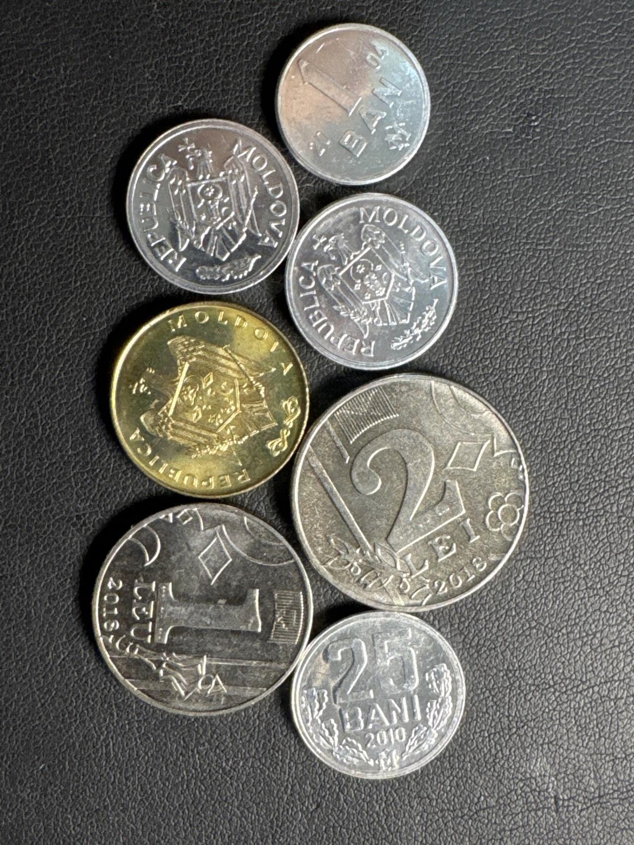 ❤️【币观天下】❤️ 第331期钱币拍卖- 2025.11.21周五晚上6点半场-长期征集拍品 摩尔多瓦🇲🇩一套铜镍7枚