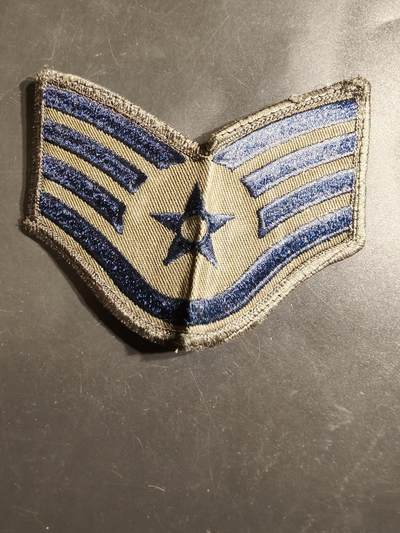 老王徽章第164期 -  美国空军参谋军士军衔臂章 