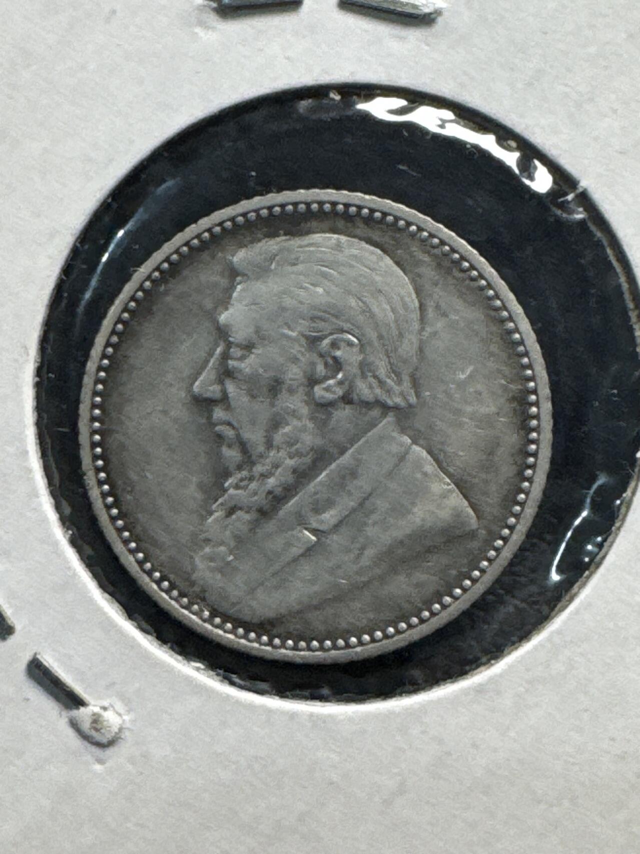 ❤️【币观天下】❤️ 第331期钱币拍卖- 2025.11.21周五晚上6点半场-长期征集拍品 德兰士瓦1897年6便士银币