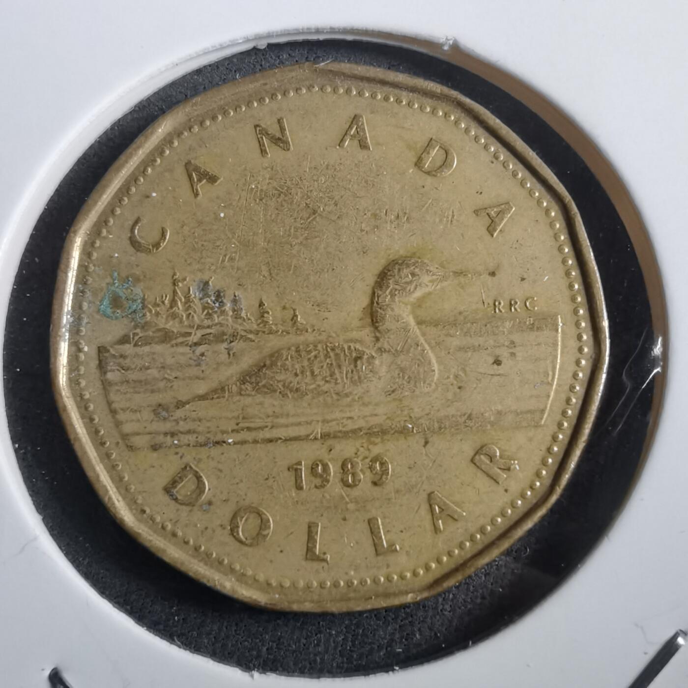 沼泽如烟--第908场 加拿大1989年一元