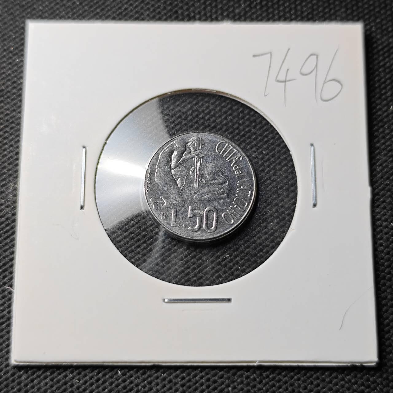 KK钱币收藏小铺  第374场  2月预留时间 周末发货  梵蒂冈50里拉