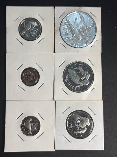 ❤️【币观天下】❤️ 第331期钱币拍卖- 2025.11.21周五晚上6点半场-长期征集拍品 - 维尔京群岛1976年精制套币6枚套含1银币