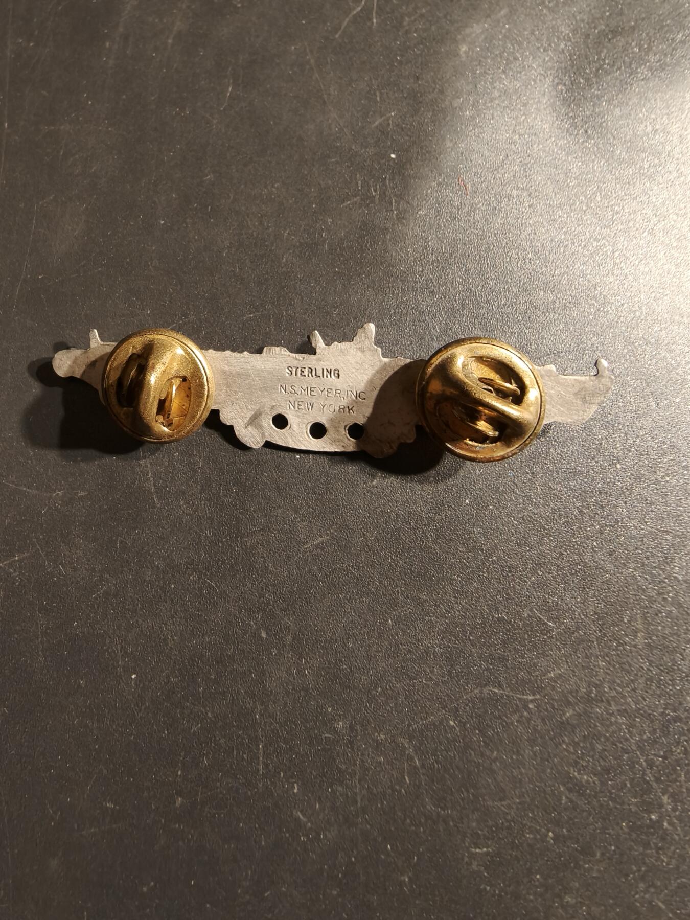 老王徽章第164期  美国海军潜艇战斗巡逻证章      925银     2.25英寸