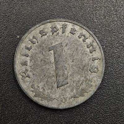 【淘币小摊】实时拍第八百零一拍   散币场   满百包邮可预留二周 每周一统一发货   - 德国1942年1芬妮锌币