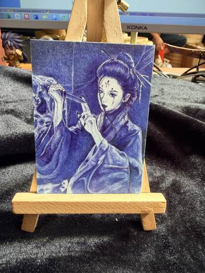 粤A卡牌第19期（11月23日22:00截拍） - 【手绘卡】画师：圆珠笔 墓山雾雪