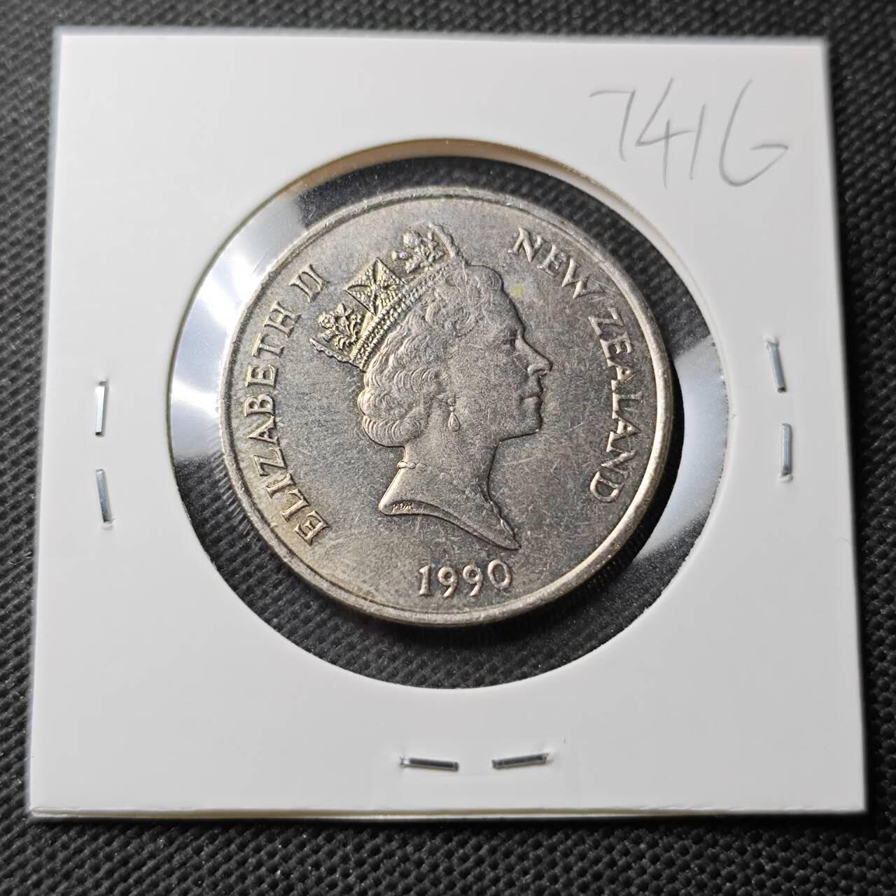 KK钱币收藏小铺  第374场  2月预留时间 周末发货 1990 澳大利亚20分 大版