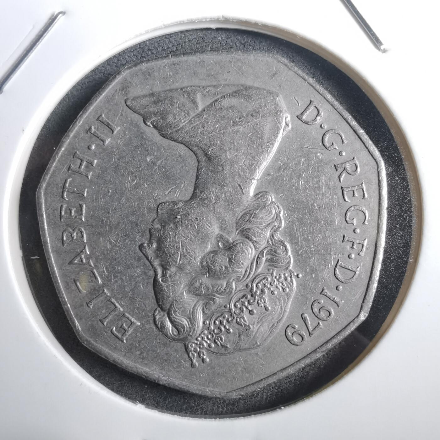 沼泽如烟--第908场 英国1979年50便士