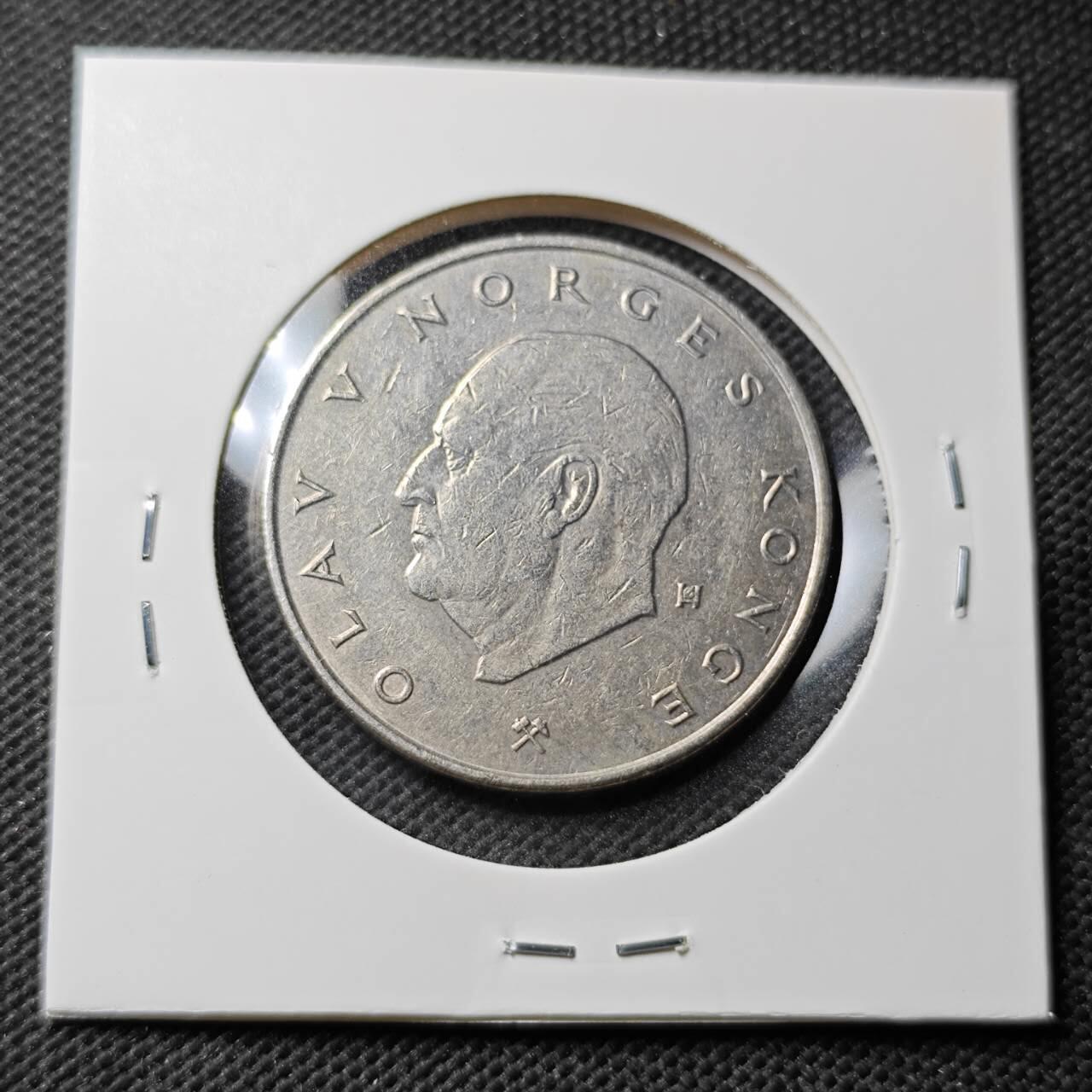 KK钱币收藏小铺  第374场  2月预留时间 周末发货  挪威5克朗