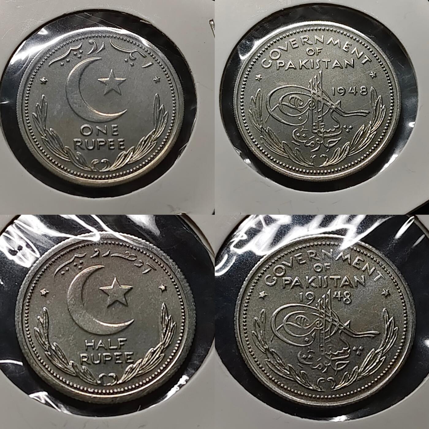 【全场包邮】纯粹捡漏拍479场（免费代拍第16场） 巴基斯坦1948-1961年官方PL套币-MS3