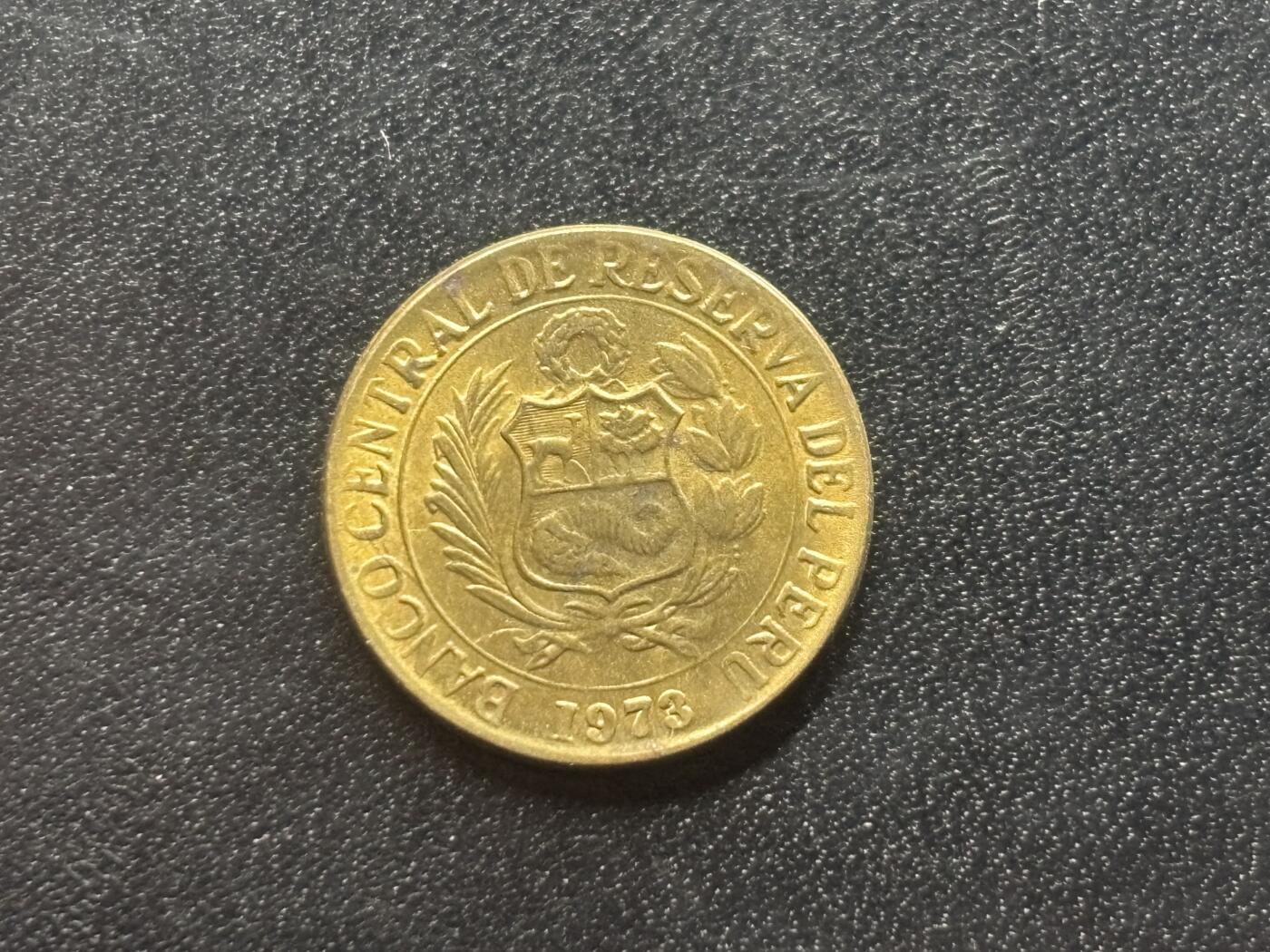 邮泉阁限时拍卖第三十六场 美洲硬币专场（硬币在国外。请付邮费6元。） 秘鲁1973年10分