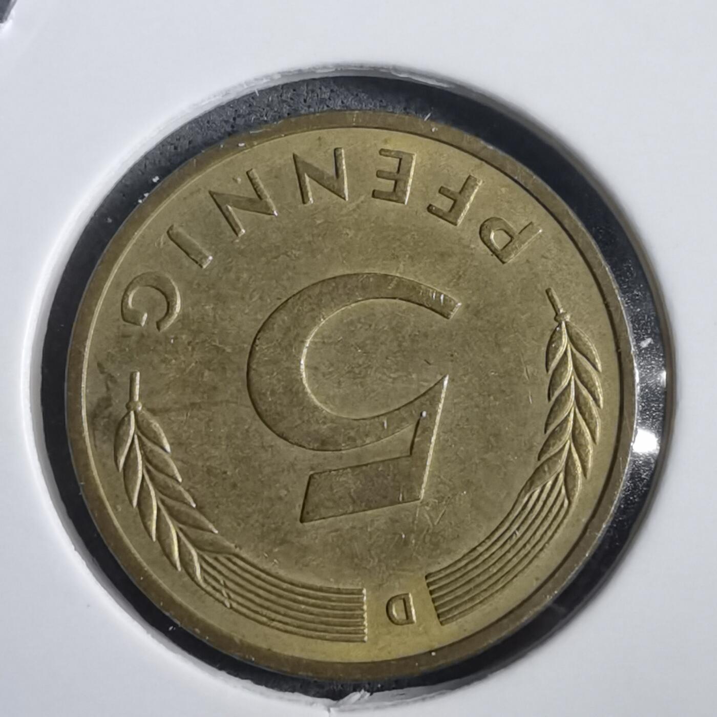 沼泽如烟--第908场 德国1982年5芬尼