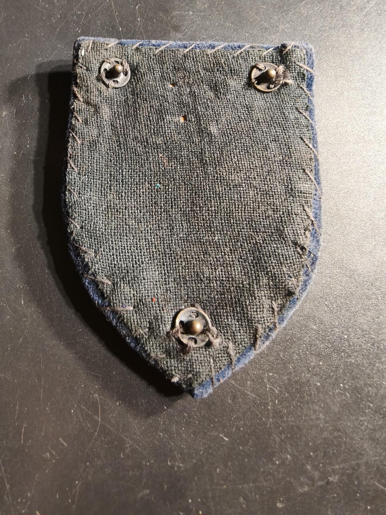 老王徽章第164期  美国二战中缅印战区臂章    军官金属丝刺绣版本     少见美品