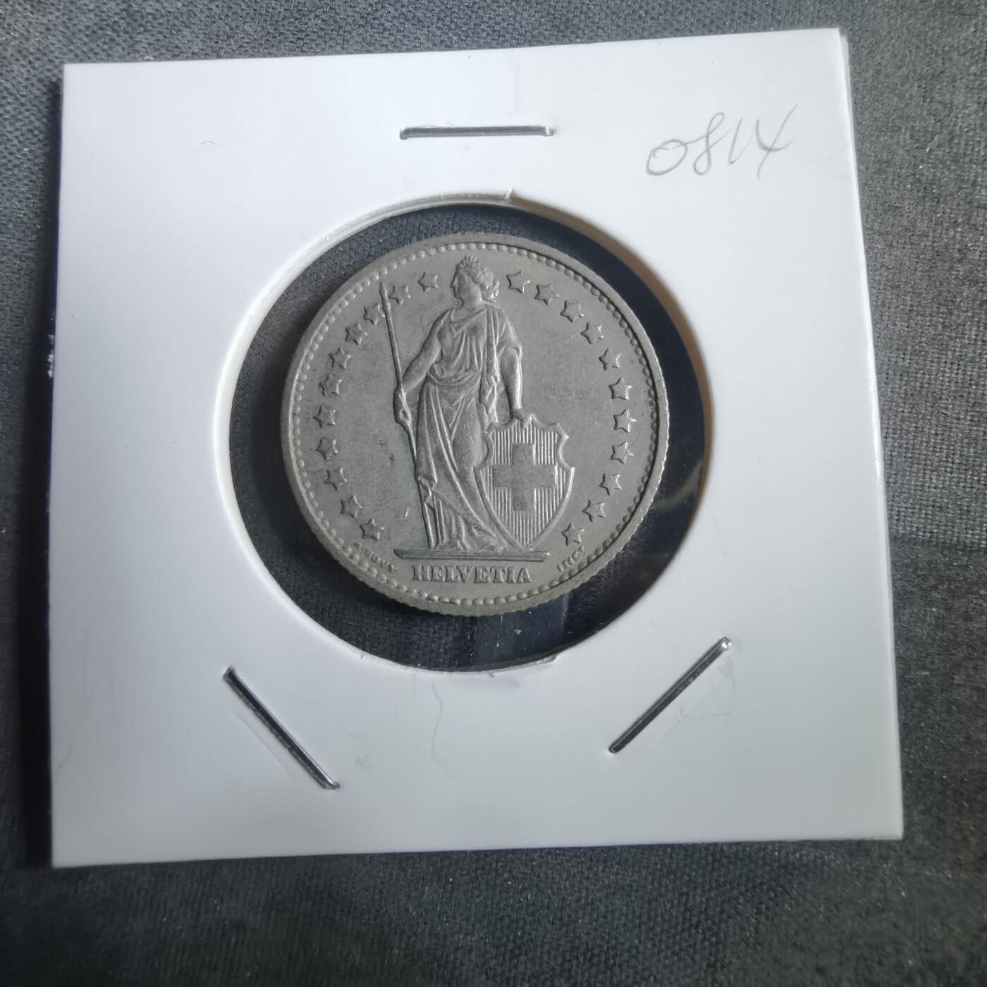 沼泽如烟--第908场 瑞士1968年1法郎