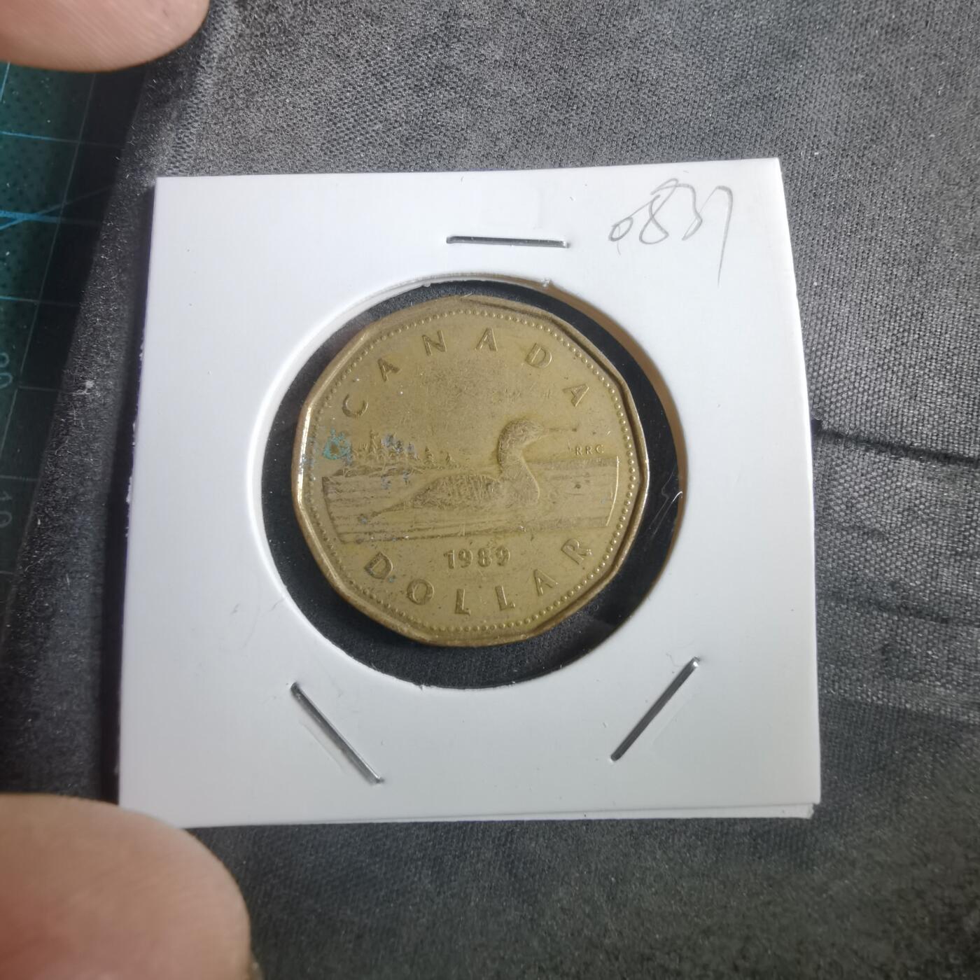 沼泽如烟--第908场 加拿大1989年一元