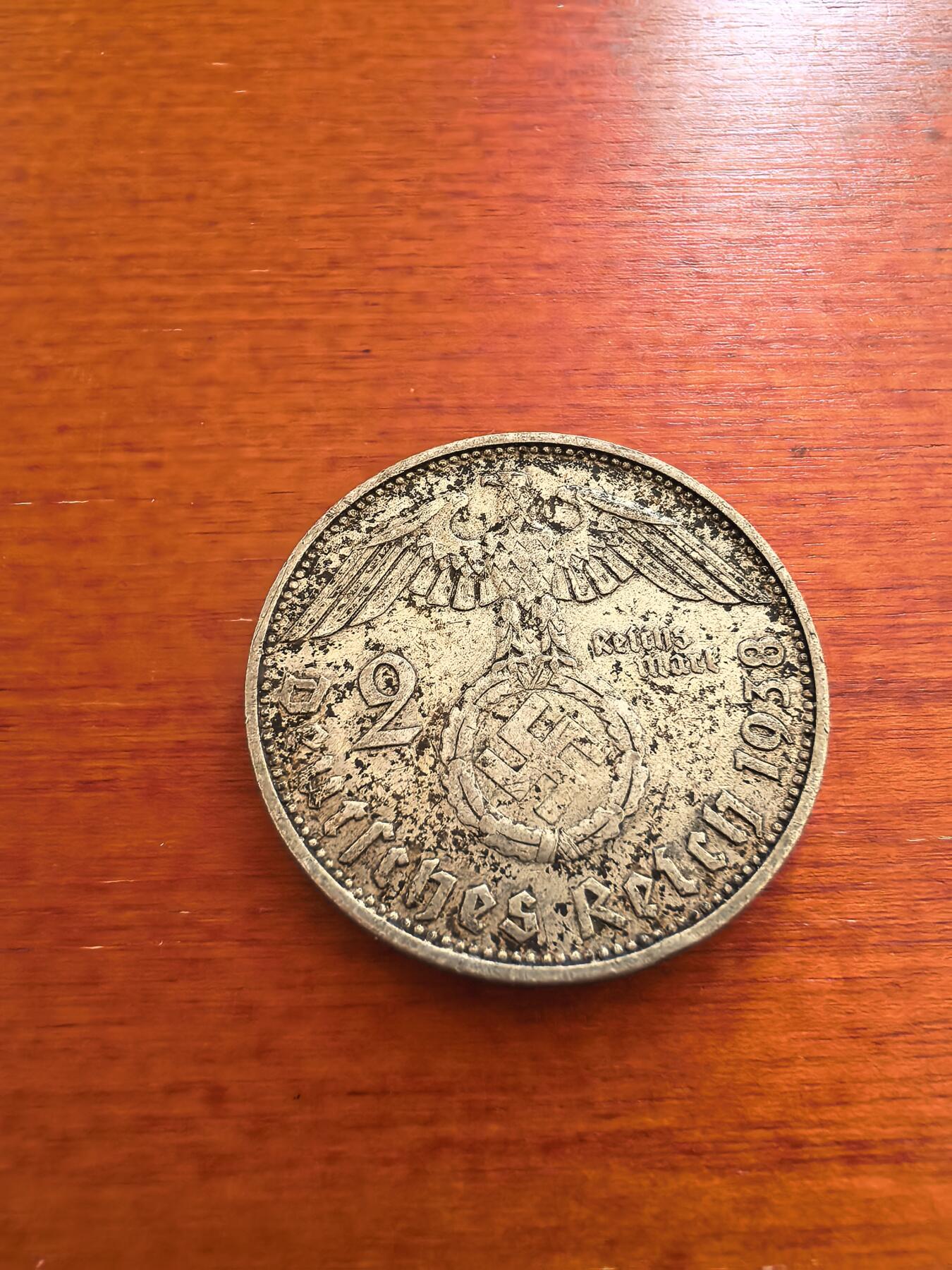 长老汇蛇年精选第七十五场拍卖 1938德国第三帝国兴登堡2马克银币