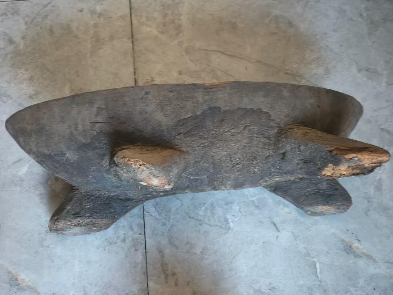 清代一木整挖药碾子，包老 比较罕见的老物件。 可摆设，可使用 个头大