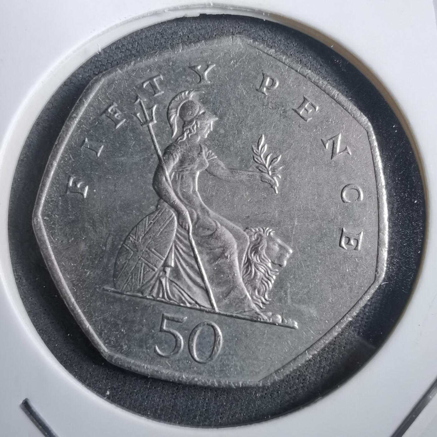 沼泽如烟--第908场 英国1997年50便士