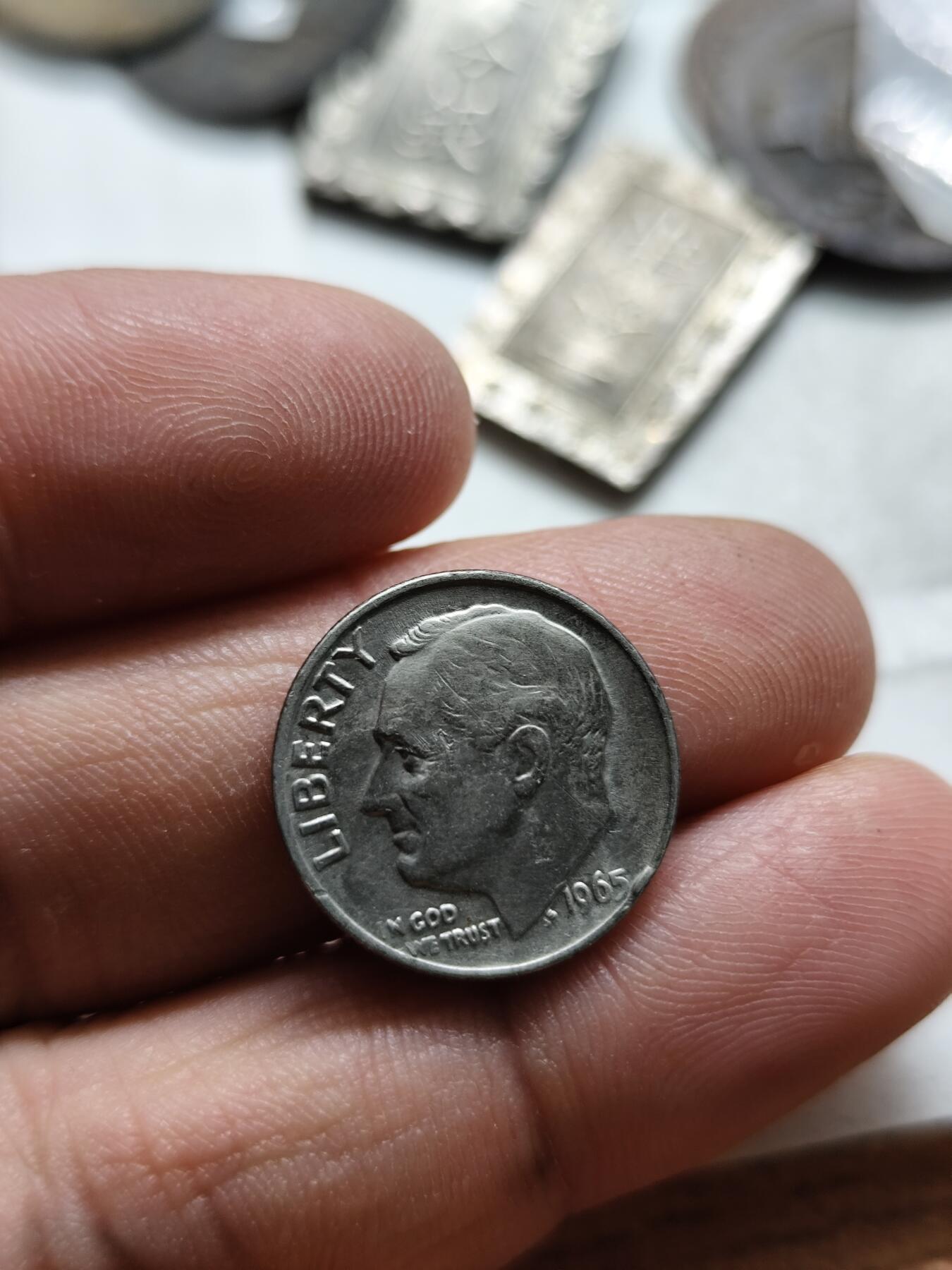 19枚美国 10美分