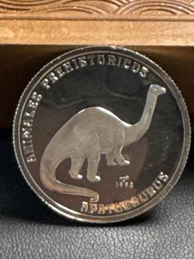 ❤️【币观天下】❤️ 第331期钱币拍卖- 2025.11.21周五晚上6点半场-长期征集拍品 - 古巴1993年恐龙5比索精制纪念银币