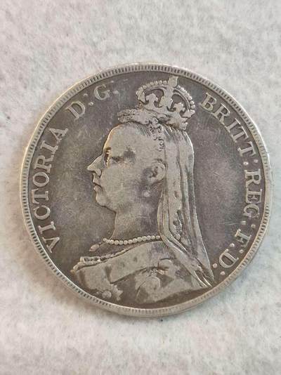 G&W世界散币，银币处理专场（第37场） - 英国1889年1克朗  银币