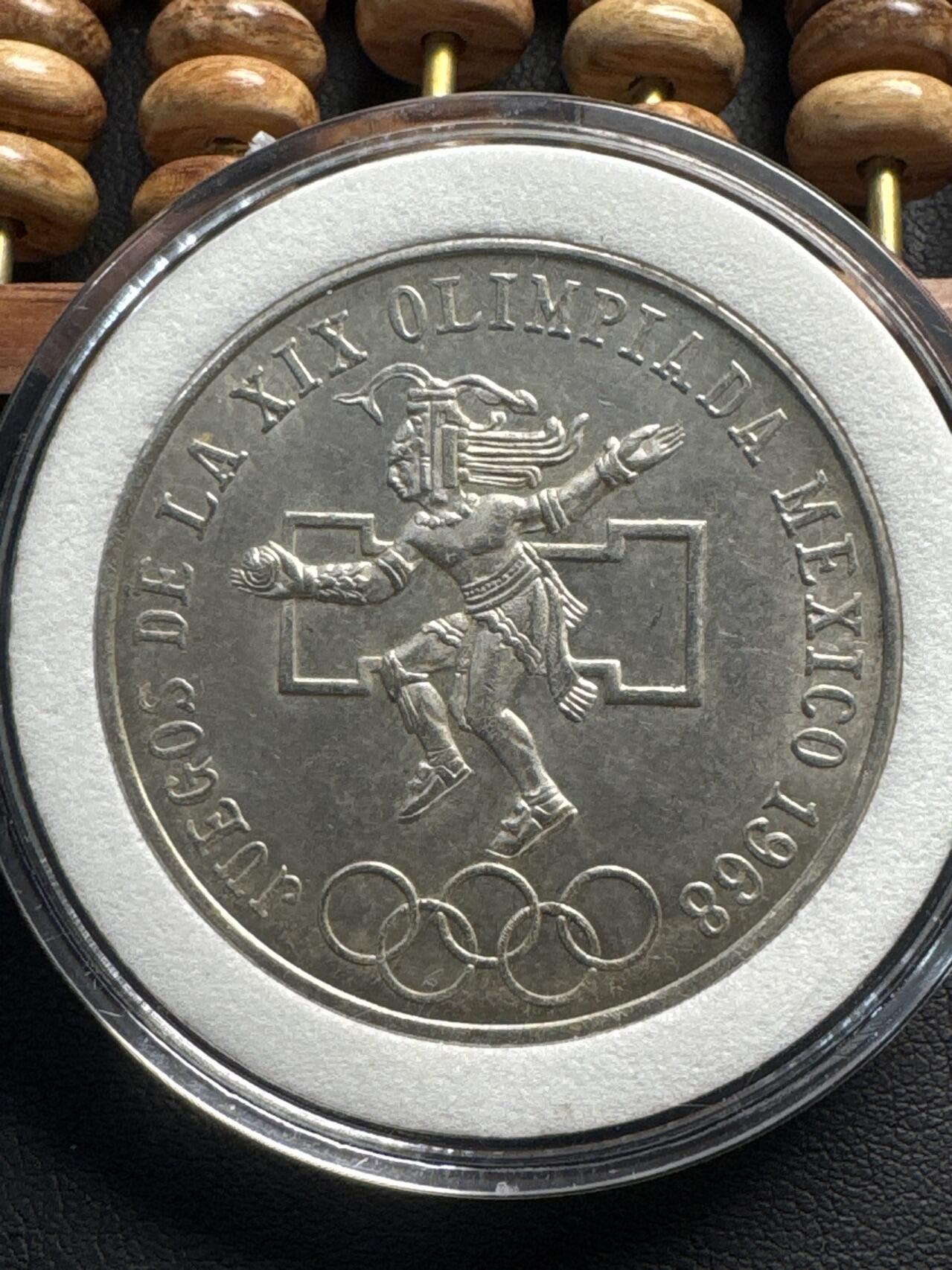 ❤️【币观天下】❤️ 第331期钱币拍卖- 2025.11.21周五晚上6点半场-长期征集拍品 墨西哥奥运会1968年（错版）25比索银币