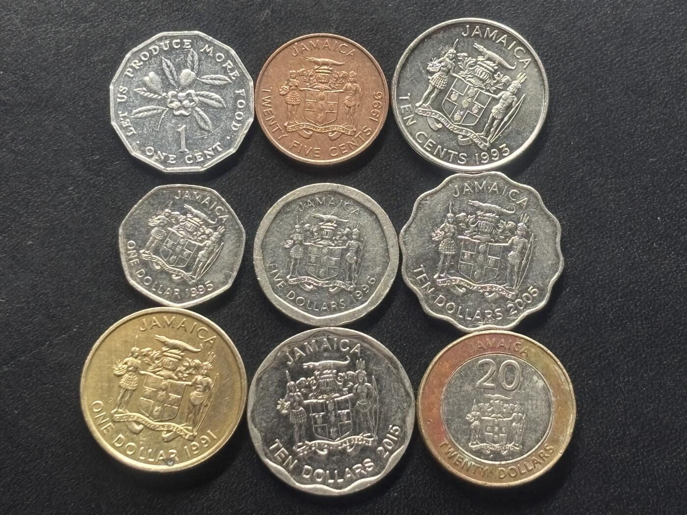 邮泉阁限时拍卖第三十六场 美洲硬币专场（硬币在国外。请付邮费6元。） 9枚