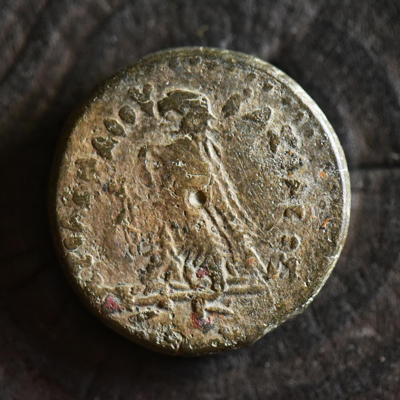 【良泉】第41期【自动场】11月27日晚19.30点开拍！86组，西方古代钱币专场 【34.78克】公元前246-221年【古希腊】埃及托勒密三世，大铜币