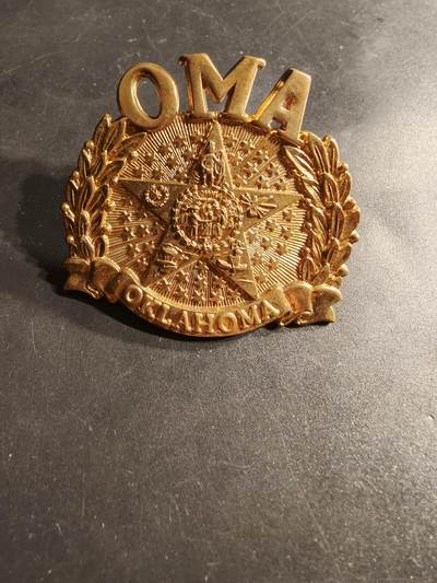 老王徽章第164期 - 美国俄克拉荷马军事学院大檐帽帽徽 