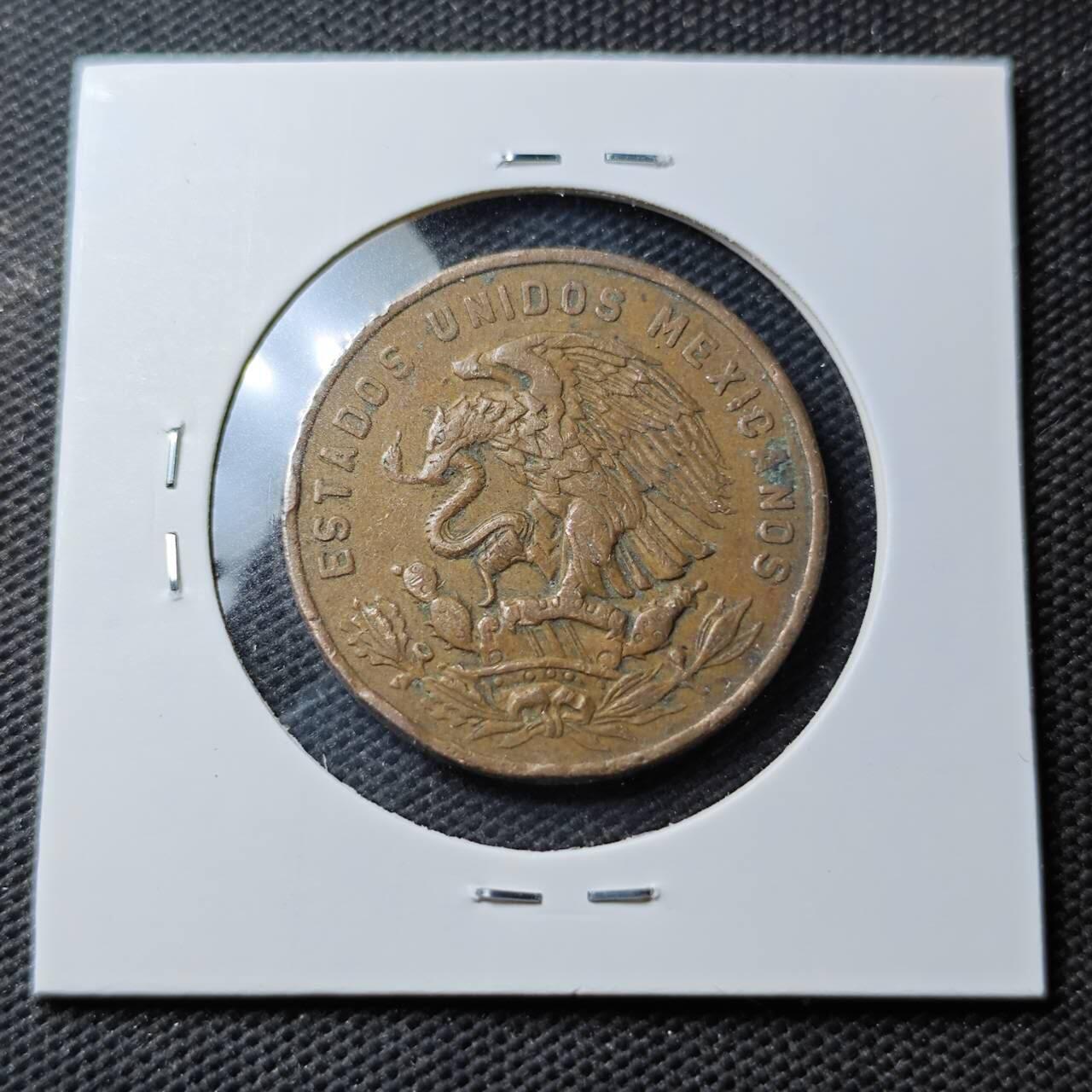 KK钱币收藏小铺  第374场  2月预留时间 周末发货  1965墨西哥20分