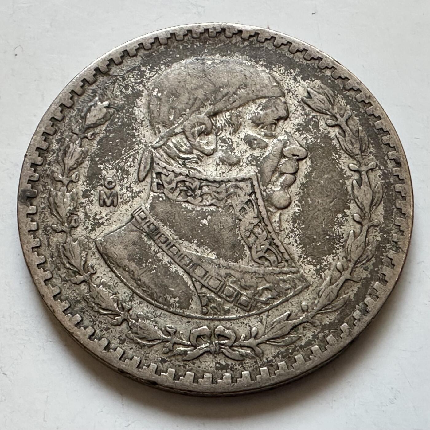 🌹外币初藏🌹🐯2025年第130场  每周二四六晚8️⃣点 接代拍 墨西哥1960年1比索低银大银币