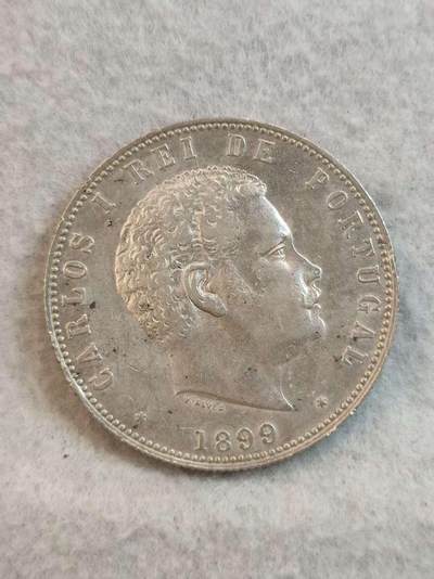 G&W世界散币，银币处理专场（第37场） - 葡萄牙1899年1000瑞斯  银币 卡洛斯一世