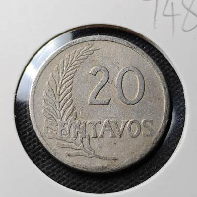 KK钱币收藏小铺  第374场  2月预留时间 周末发货 -  智利20分