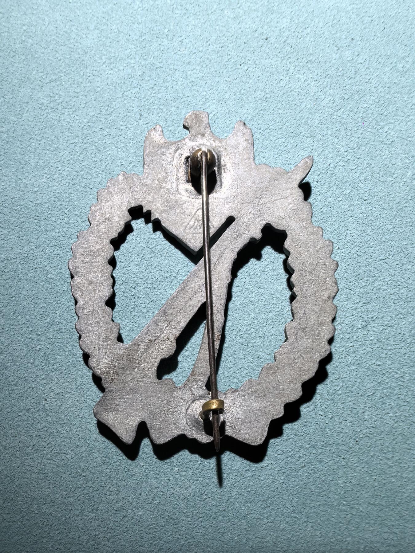 盛世勋华——号角文化勋章邮票专场拍卖第288期 德国（1939）步兵突击奖章 带少见Hauptmunzamt厂标