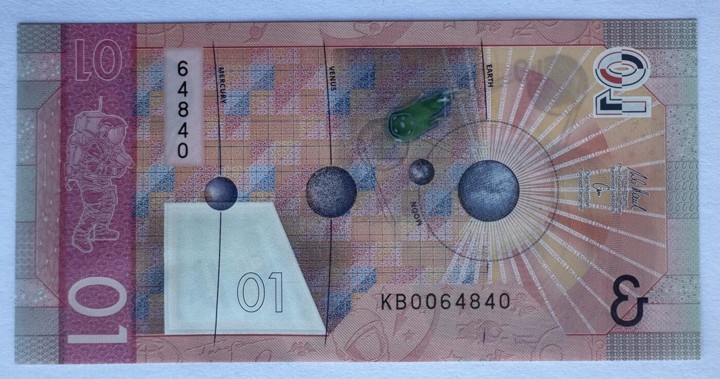 2025第25场（总第225期）：精品测试钞、纪念钞、塑料钞、连体钞综合场 瑞士高宝KBA 2021“莱卡～01”系列塑料测试钞UNC（SPARK®、Optics、俄罗斯宇航员尤里·加加林Yuri Gagarin）