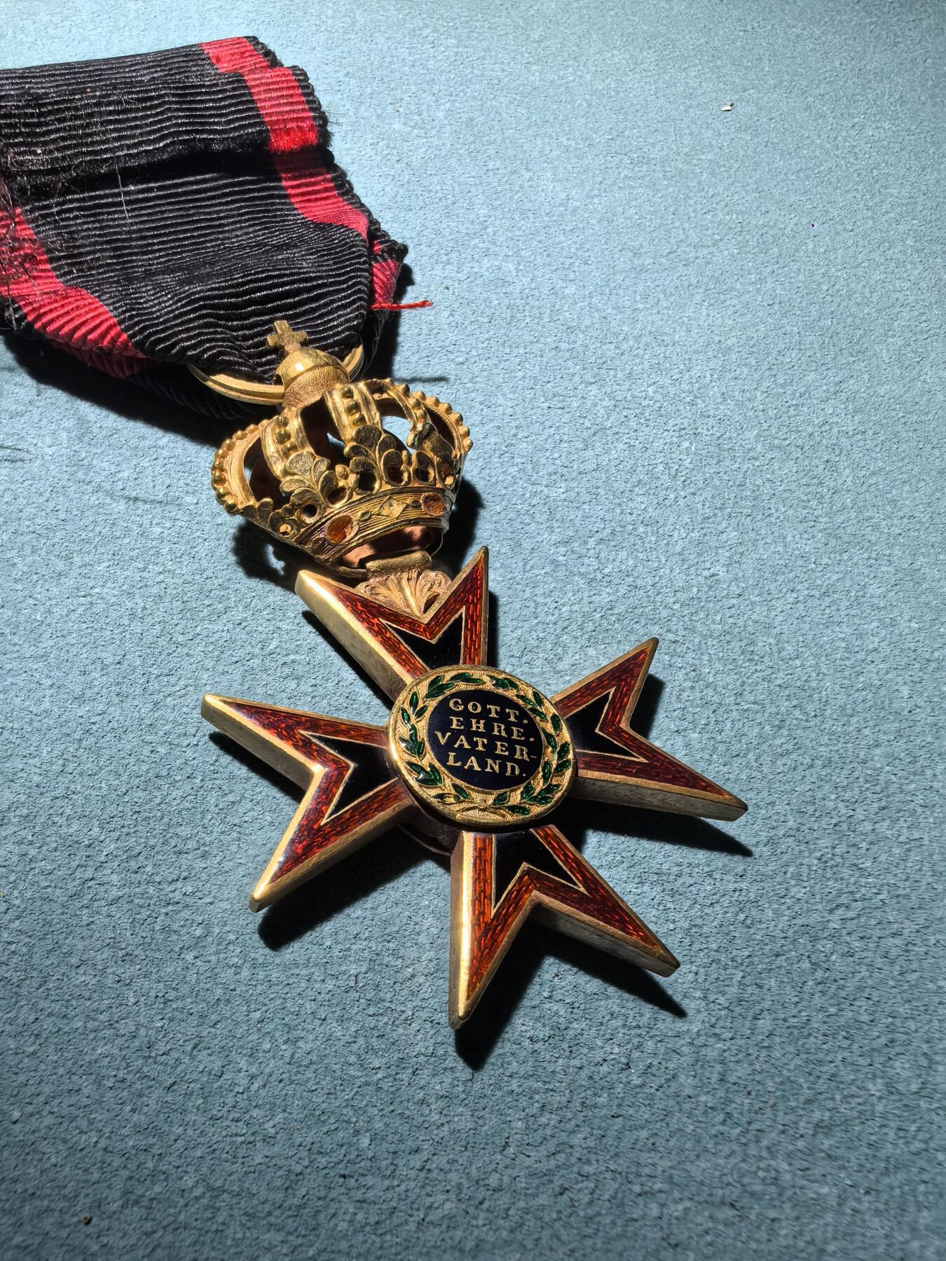 盛世勋华——号角文化勋章邮票专场拍卖第288期 德国（邦国）黑森大公国骑士级路德维希勋章 金质珐琅 极为少见