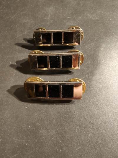 老王徽章第164期 - 美国陆军准尉金属军衔3枚 