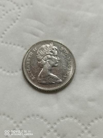 外国钱币 - 68年加拿大10分帆船