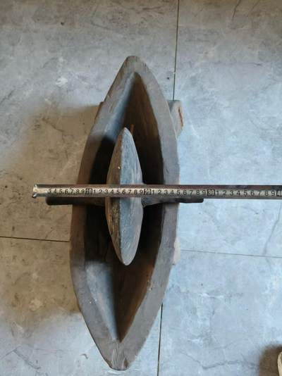 清代一木整挖药碾子，包老 比较罕见的老物件。 可摆设，可使用 个头大 - 清代一木整挖药碾子，包老 比较罕见的老物件。 可摆设，可使用 个头大