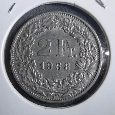 沼泽如烟--第908场 - 瑞士1968年2法郎