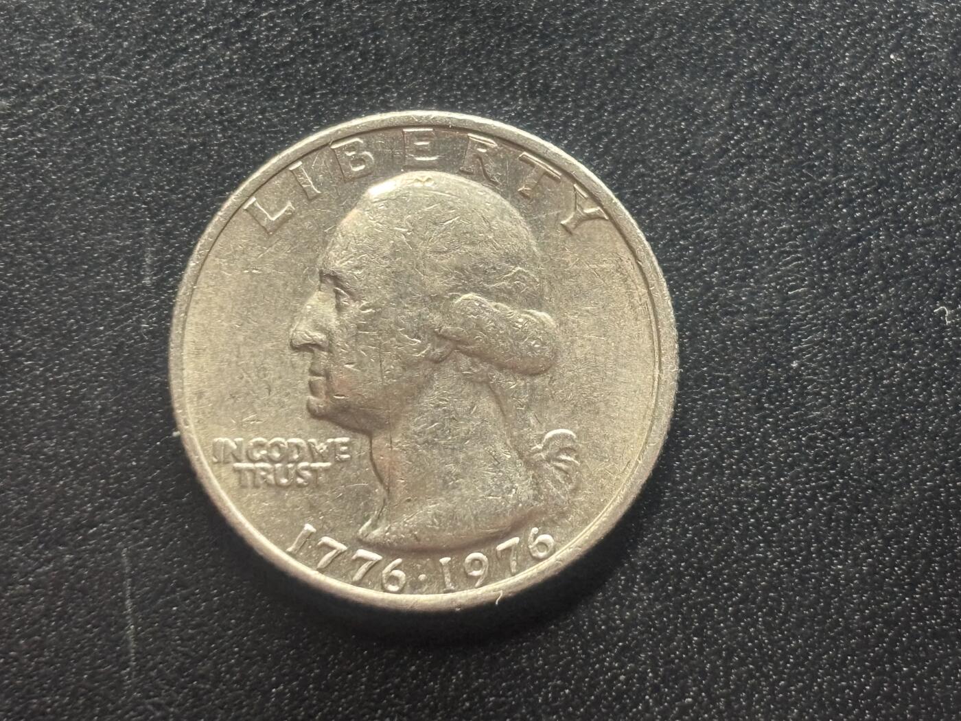 邮泉阁限时拍卖第三十六场 美洲硬币专场（硬币在国外。请付邮费6元。） 美国1976年¼美元纪念币