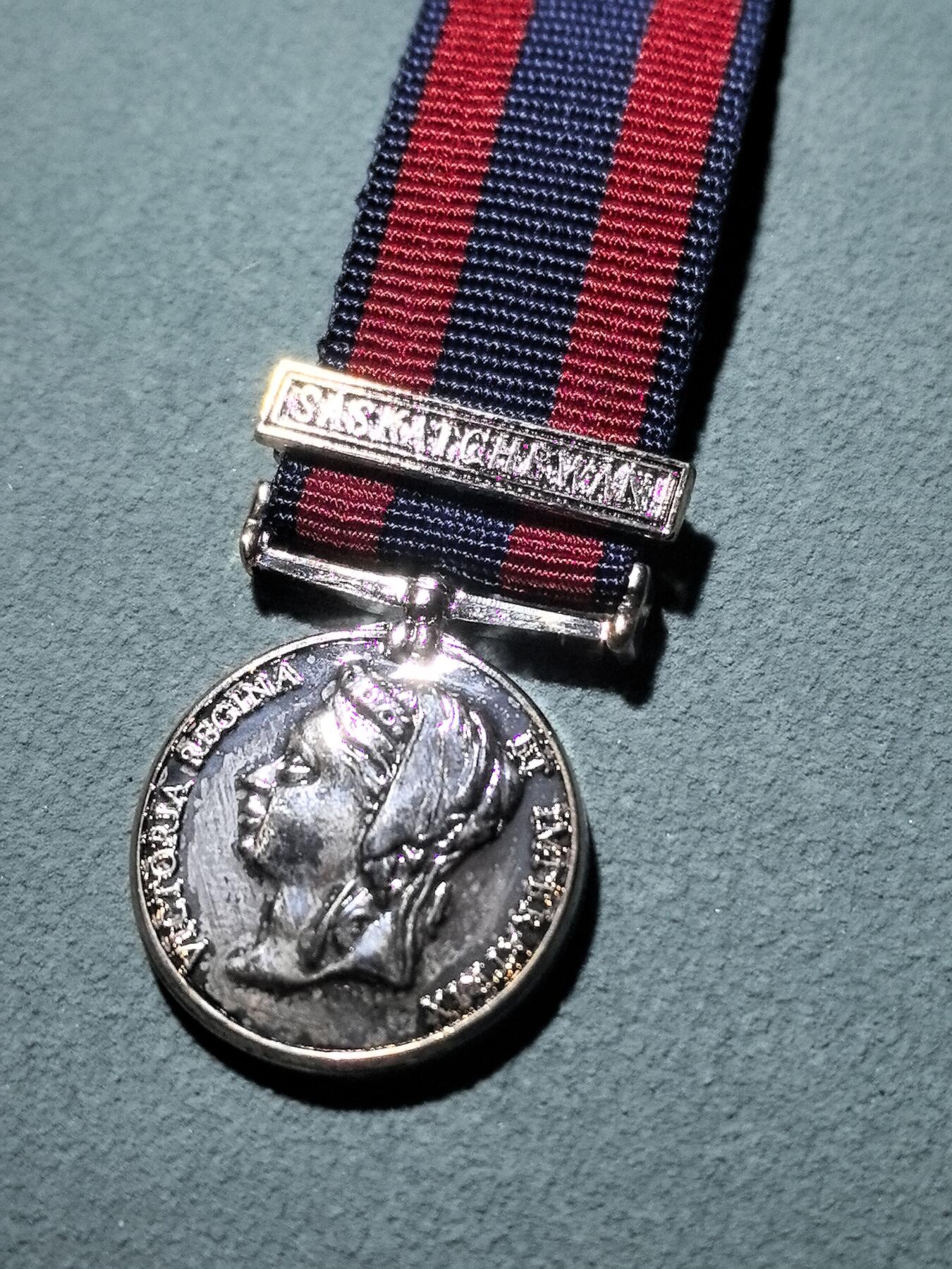 盛世勋华——号角文化勋章邮票专场拍卖第288期 英国西北加拿大奖章迷你章 带Saskatchewan铭条 极为少见的品种