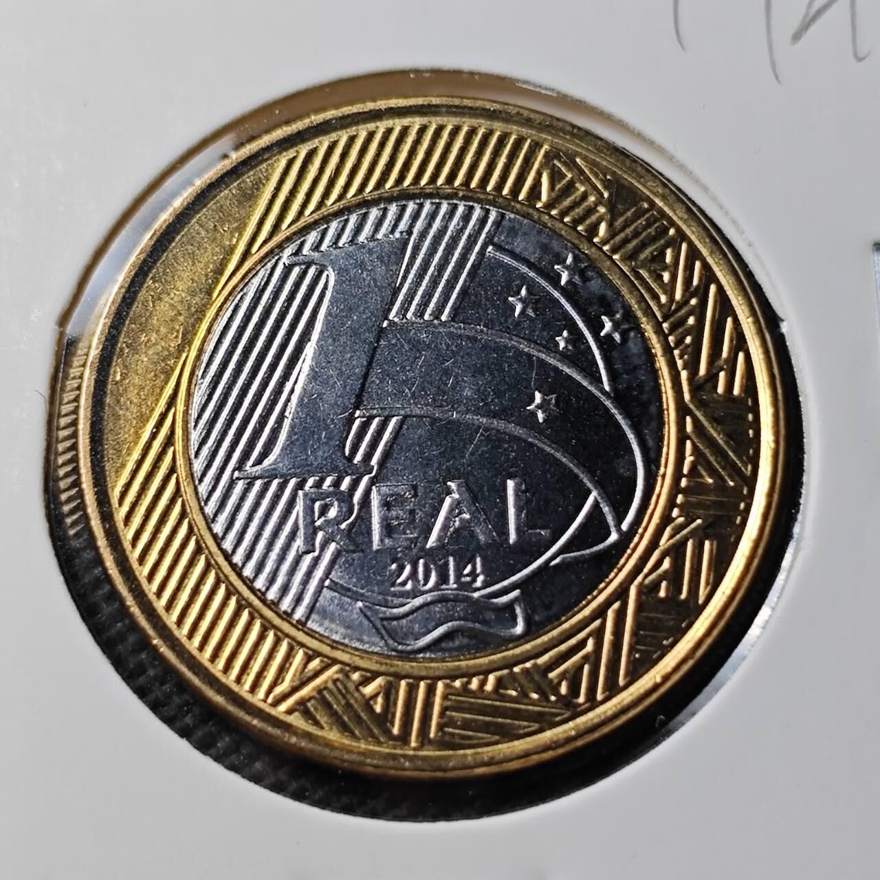 KK钱币收藏小铺  第374场  2月预留时间 周末发货  巴西纪念币1瑞尔