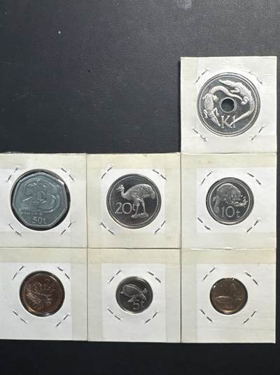 ❤️【币观天下】❤️ 第331期钱币拍卖- 2025.11.21周五晚上6点半场-长期征集拍品 - 巴布亚新几内亚精制一套7枚