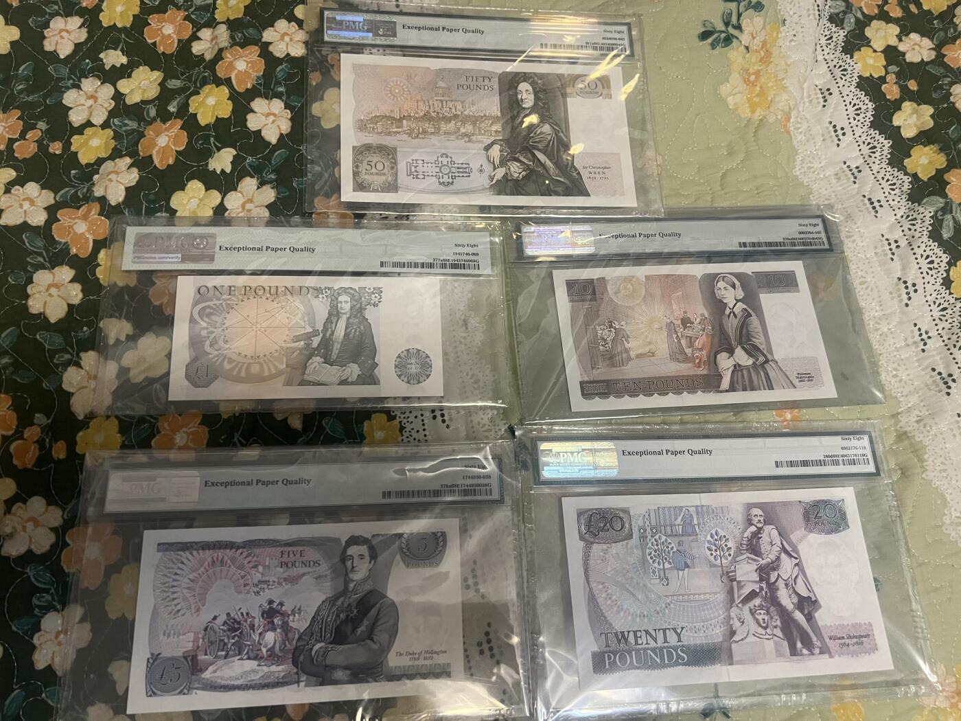 英国D序列一套 PMG68高分