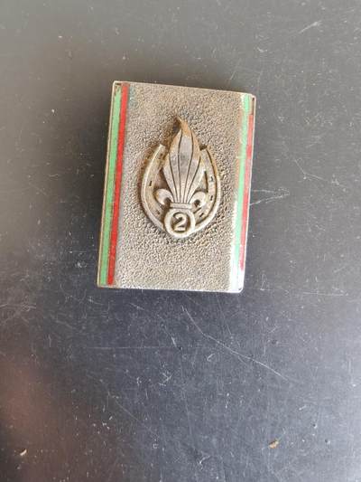 老王徽章第164期 -  法国外籍军团第2步兵团证章