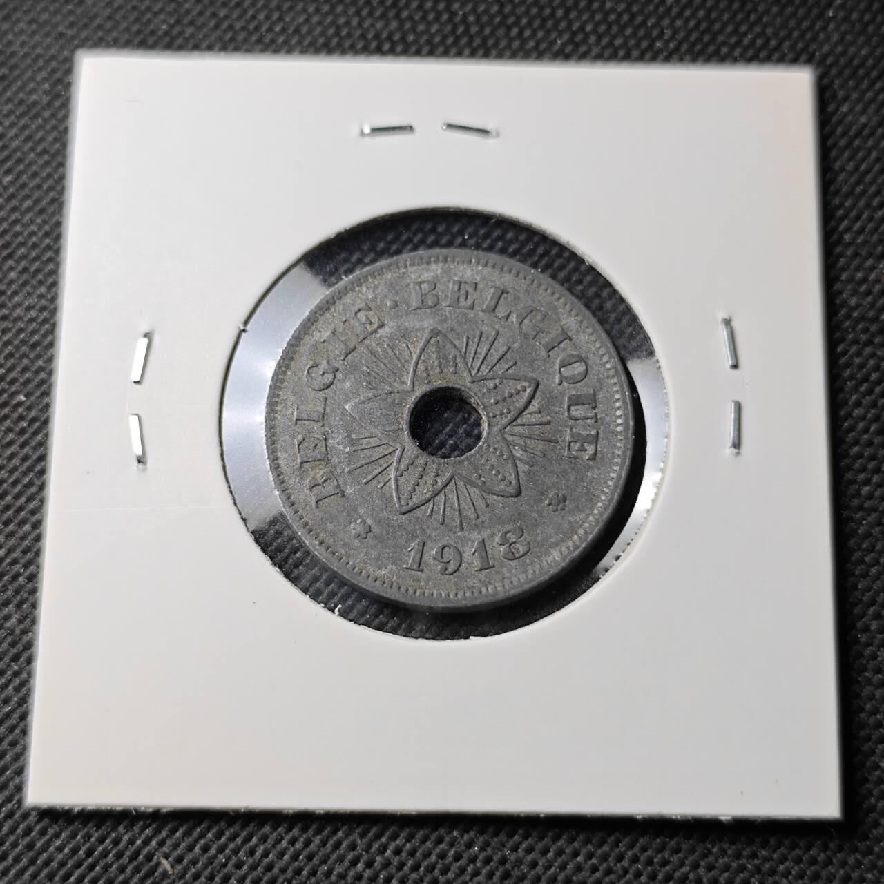 KK钱币收藏小铺  第374场  2月预留时间 周末发货  1918德占比利时50分