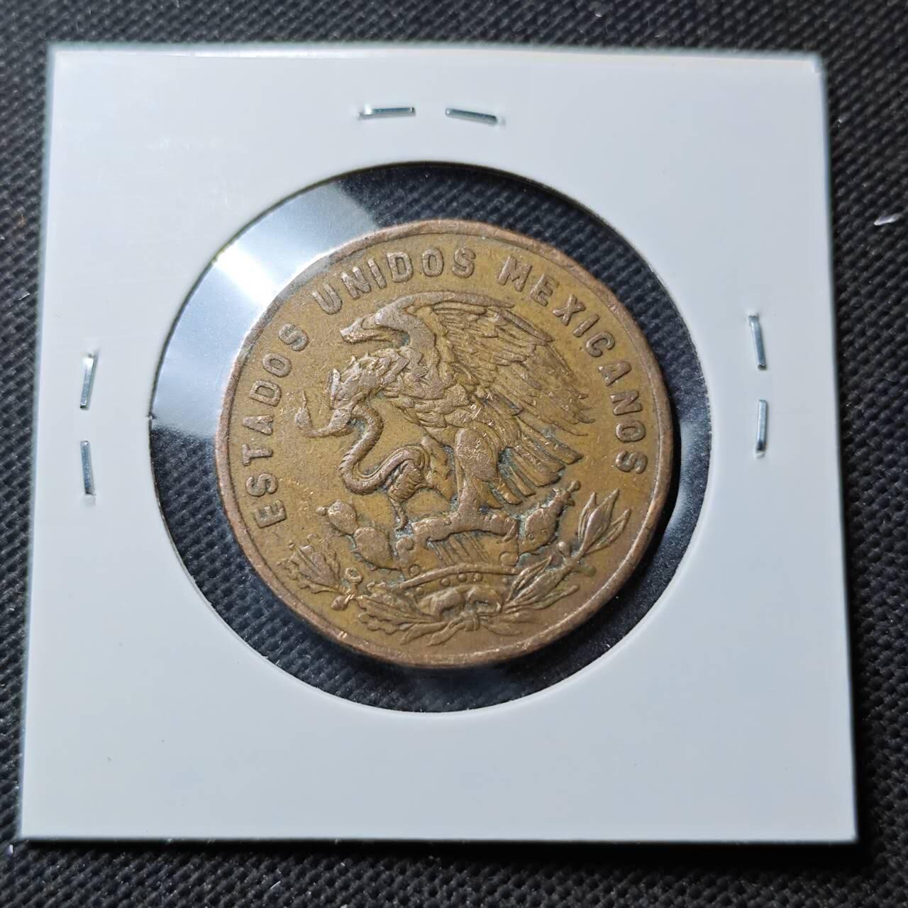 KK钱币收藏小铺  第374场  2月预留时间 周末发货  1960墨西哥20分