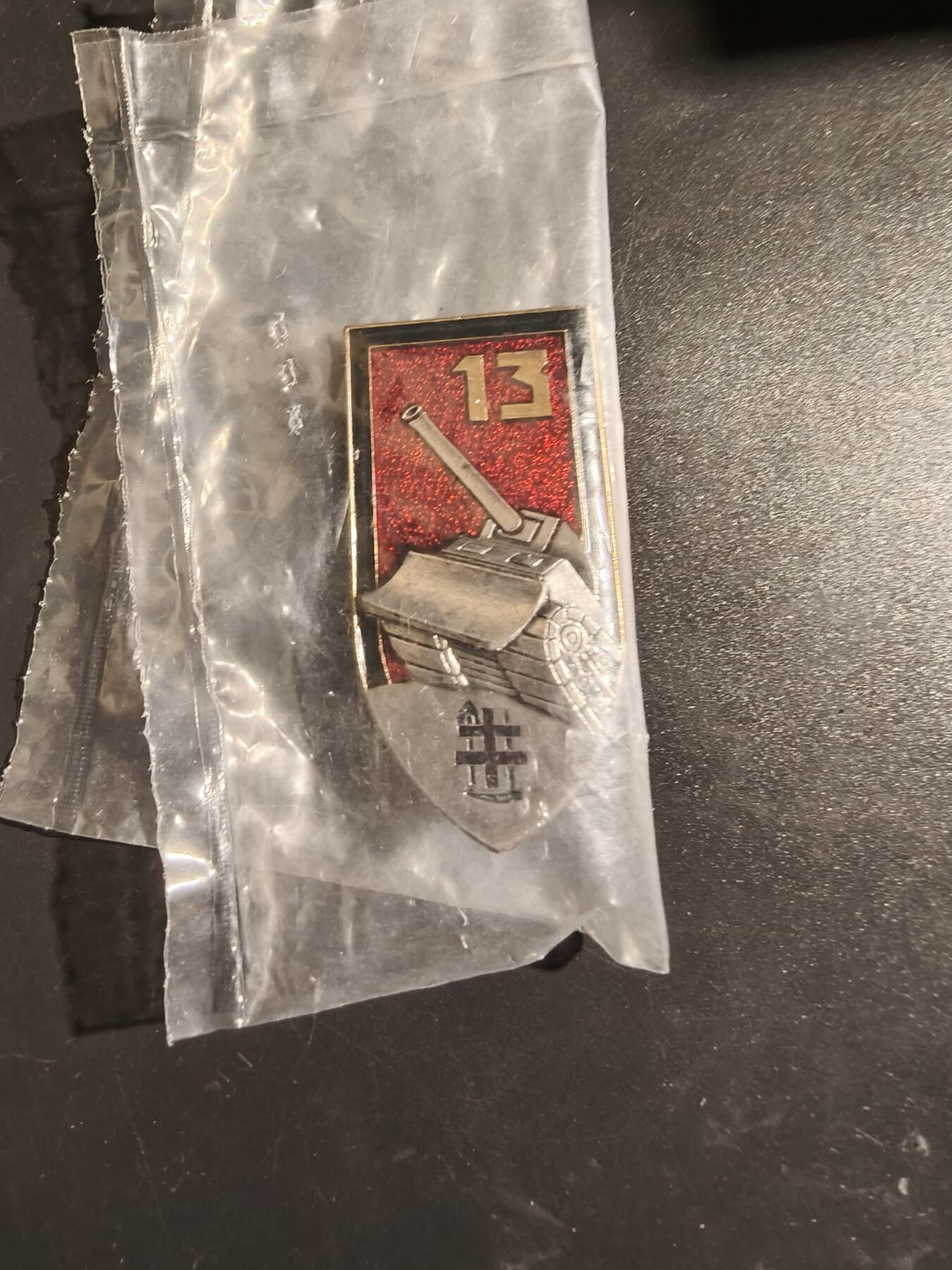 老王徽章第164期  法国第13工兵团证章 