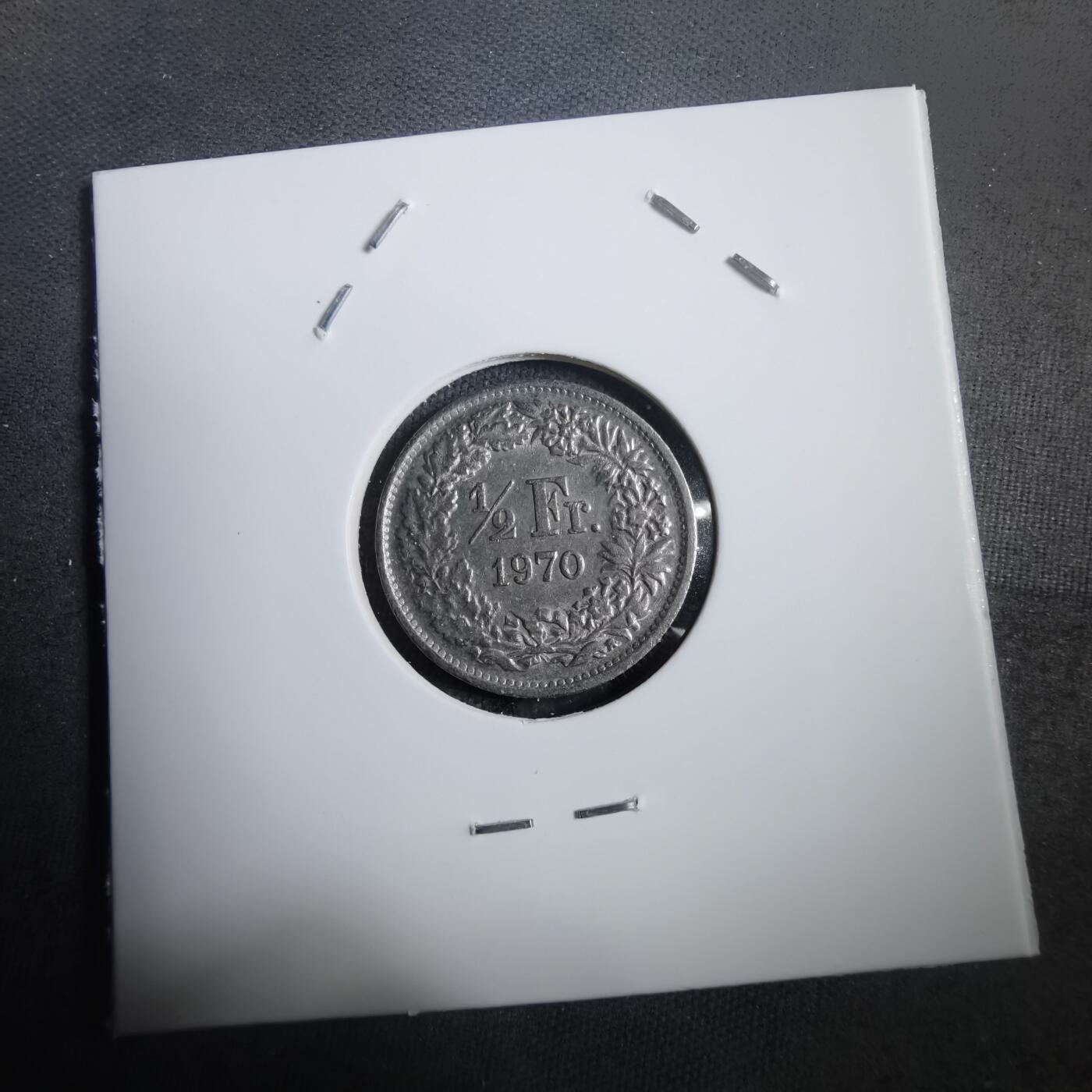 沼泽如烟--第908场 瑞士1968年½法郎